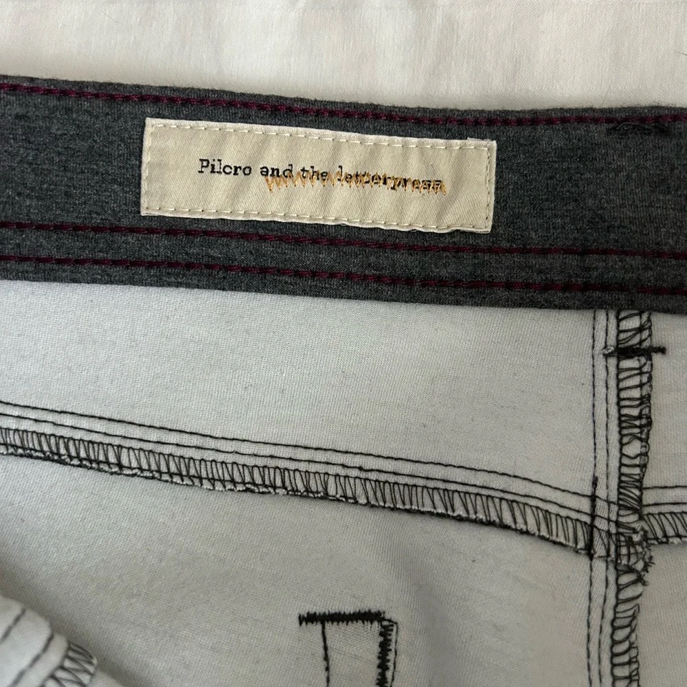 NWT Anthropologie Pilcro And The Letterpress Serif Legging Gray Size 29 - Picture 7 of 13